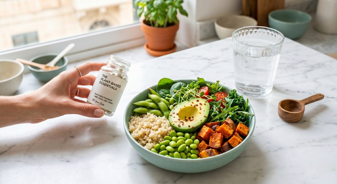 A plant-based diet provides almost no creatine