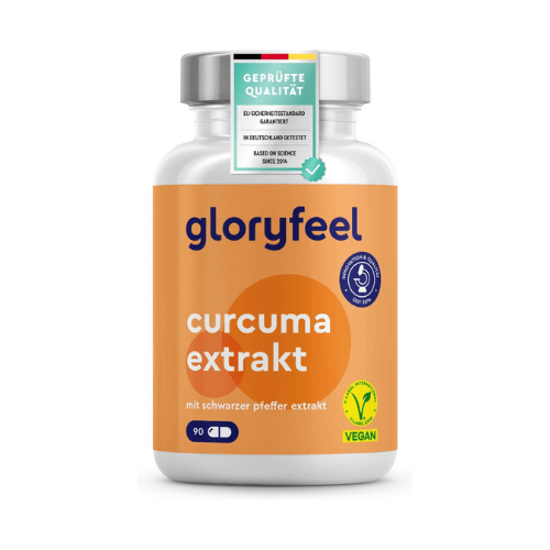 Organic turmeric capsules from gloryfeel