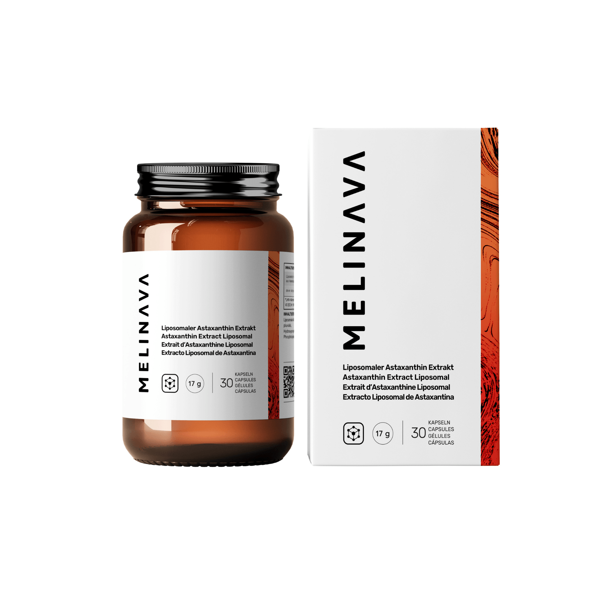 MELINAVA Liposomal Astaxanthin Extract pack