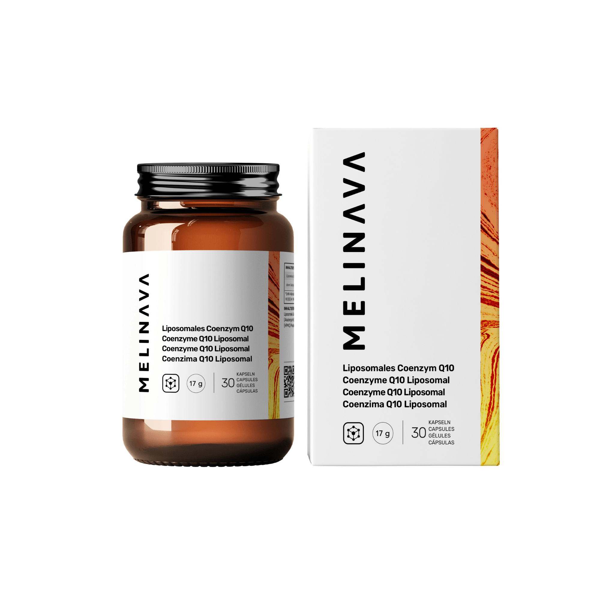 Pack of Melinava Liposomal Coenzyme Q10